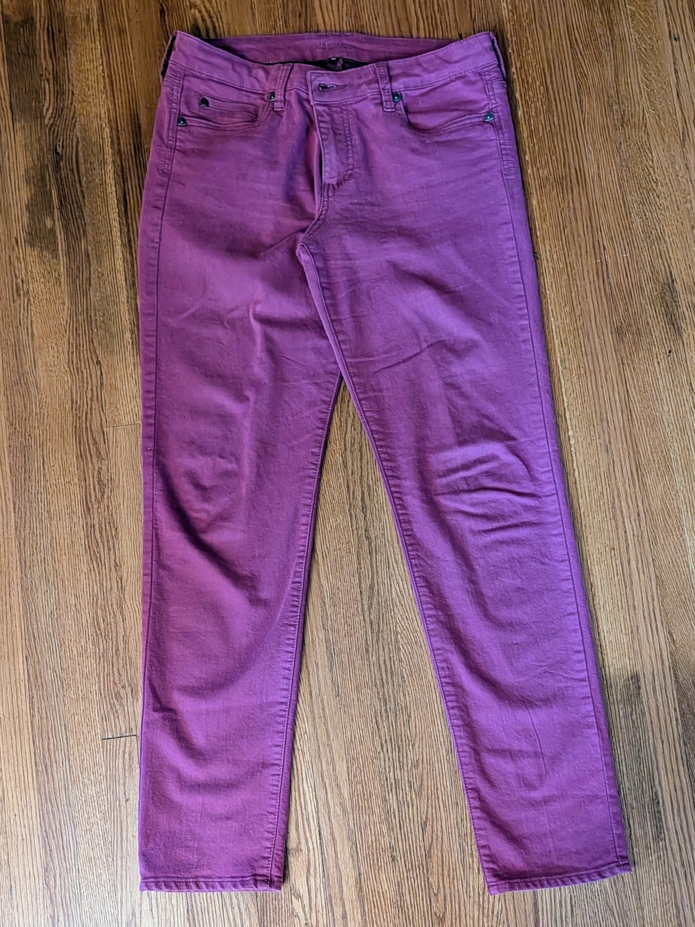 Kut from the Kloth Women's Purple Straight Leg Slim Fit Jeans Size 10